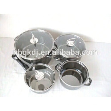 morror face unique products to sell enamel soup pot/milk pot